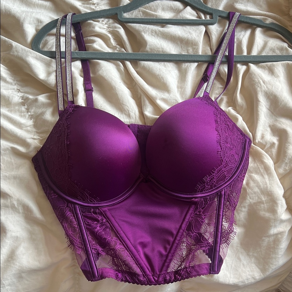 Purple Lace Bustier